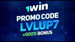 1WIN PROMO CODE LVLUP7 - 500% + CASHBACK Bonus on 1win