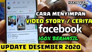 Cara menyimpan video story Facebook ke galery hp