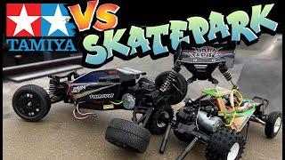 Tamiya RC Cars Vs Skatepark Bash YOU ALL MADE ME DO IT