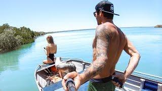 YBS Lifestyle Ep 33 - Exploring Remote Coastal Australia  Making A Beach Camp  Catch And Cook