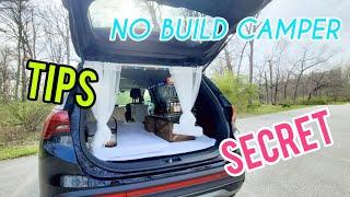 Seriously Useful Car Camping Tips for Beginner Campers  Easy NO BUILD SUV Camper Set-up