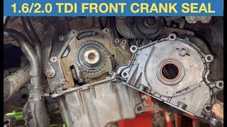 1.6  2.0 TDI Front Crankshaft Oil seal replacement - 2014 Skoda Octavia