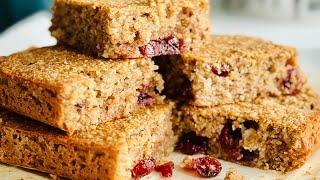 Healthy cranberry cake without flour Made with SIMPLE ingredients BUT SO DELICIOUS