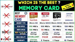 Best MicroSD Cards 2024512GB 256GB 128GB 64GB  Top Picks for Smartphone and Camera Storage �