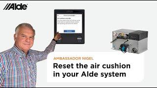 How to reset the Air Cushion on Alde Compact 3030