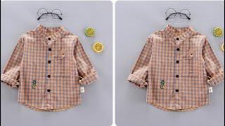 B1Cách Cắt May Áo Sơ Mi Trẻ Em Đơn Giản Dễ làm B1 How to Cut and Sew Simple Childrens Shirts