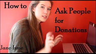Better Ways to Ask for Donations  Jane Isme