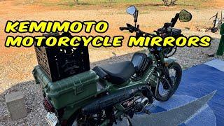 KEMIMOTO Motorcycle Side Mirrors Honda Trail 125 CT125 #honda #ct125