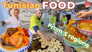 Tunisian famous food from 5 Regions #nabeul #tunis #sousse #beja #ariana-