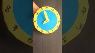 DIY  Handmade Paper Clock ⏰️  Clock without Battery #shorts