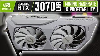 RTX 3070 LHR Mining Hashrate Overclocks & Profitability for Ethereum Ravencoin Ergo & Flux