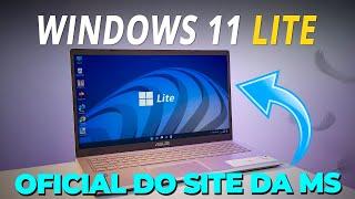 Como BAIXAR e INSTALAR o NOVO Windows 11 Versão MAIS LEVE que EXISTE para QUALQUER PC OFICIAL