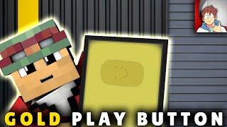 GOLD PLAY BUTTON GLOCO MINECRAFT ANIMATION