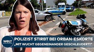 STUTTGART Polizist stirbt bei Orban-Eskorte nach EM-Spiel - Seniorin übersieht Polizeiabsperrung