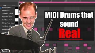 Writing MIDI Drums that sound REAL Jazz Rock Funk  You Suck at Drums #6