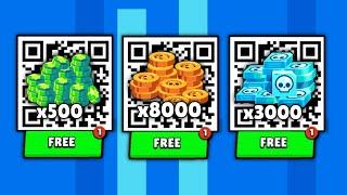 FREE GİFTS KRUSTY KASH & BRAWL PASS QR CODE  MEGA BOX & POWER MEAL OPEN  BRAWL STARS NEW UPDATE