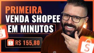 Afiliado Shopee PRIMEIRA VENDA em 18 minutos. passo a passo p vender como afiliado shopee