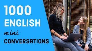 1000 English mini conversation & listening practice