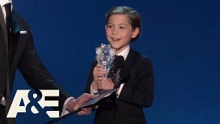 Jacob Tremblay Wins Best Young ActorActress  2016 Critics Choice Awards  A&E