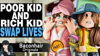 Poor Kid and Rich Kid Swap Lives Ep 1  roblox brookhaven rp