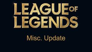 An Update on Some Projects  League of Legends