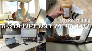 REALISTIC 8-5 OFFICE DAY IN MY LIFE busy day as a technical recruiter in consulting