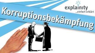 Korruptionsbekämpfung einfach erklärt explainity® Erklärvideo