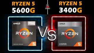 2022 AMD Ryzen 5 5600G Vs AMD Ryzen 5 3400G Test on 19 Games   Is Ryzen 5 3400G still good?