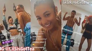 DANILEIGH CELEBRATES HER BROTHERS BIRTHDAY WITH ON INSTAGRAM LIVE COILERAY IS THERE TOOSIE SLIDE