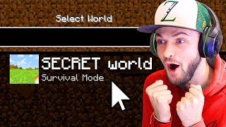 Welcome to my SECRET Minecraft world... Part 1