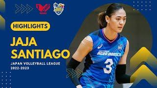 Japan Volleyball League 20222023 Jaja Santiago Highlights