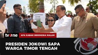 Antusiasme Warga Timor Tengah Sambut Presiden Jokowi  AKIM tvOne