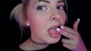 ASMR 4k • Spit Painting You   ULTRA Tingly Mouth Sounds