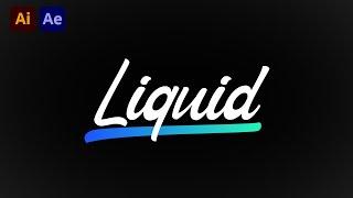 Liquid Text in After Effects  Tutorial