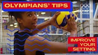 How to become a better volleyball setter ft. Team USAs Rachael Adams  Olympians Tips
