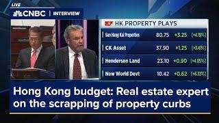 Hong Kong budget Real estate expert discusses the scrapping of property curbs