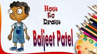 How to Draw Baljeet Patel  Phineas and Ferb  Easy drawing