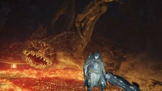 Magma Dragon vs Deathwalker Ghostflame Lord - Elden Ring