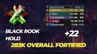 +22 Black Rook Hold assassination rogue POV 283k overall bleed build dragonflight 10.2.5 season 3