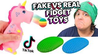 Rating 15 VIRAL FAKE & REAL Fidet Toys From Tiktok
