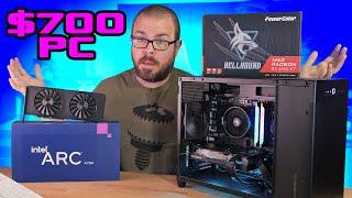$700 Gaming PC Benchmarks - Arc A750 or RX 6650 XT?