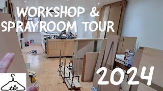 WORKSHOP TOUR 2024  A Tour Around My Workshop & Sprayroom