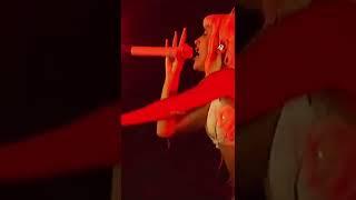 Doja Cat almost goes topless on stage