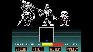 unitaleCYF Disbelief papyrus full battle&Some easter eggs undertale fangame