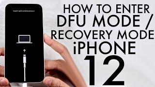 How To Put iPhone 12  12 Pro  12 Mini & 12 Pro Max On Recovery Mode  DFU Mode