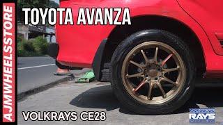 MODIFIKASI TOYOTA AVANZA VELG VOLKRAYS CE28  AJMWHEELSSTORE