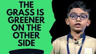 The Grass Is Greener On The Other Side  Speech by Mohammed Zayan  Aura Global School Kodungallur