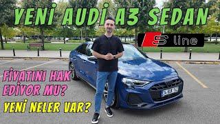 Yeni Audi A3 Sedan  Neler değişti yeni donanım ve teknolojileri neler?