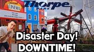 Thorpe Park NEW AREAS Explored DISASTER Downtime