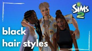 Braids & Locs  AfroBlack Hair CC Finds  Sims 2 #sims2